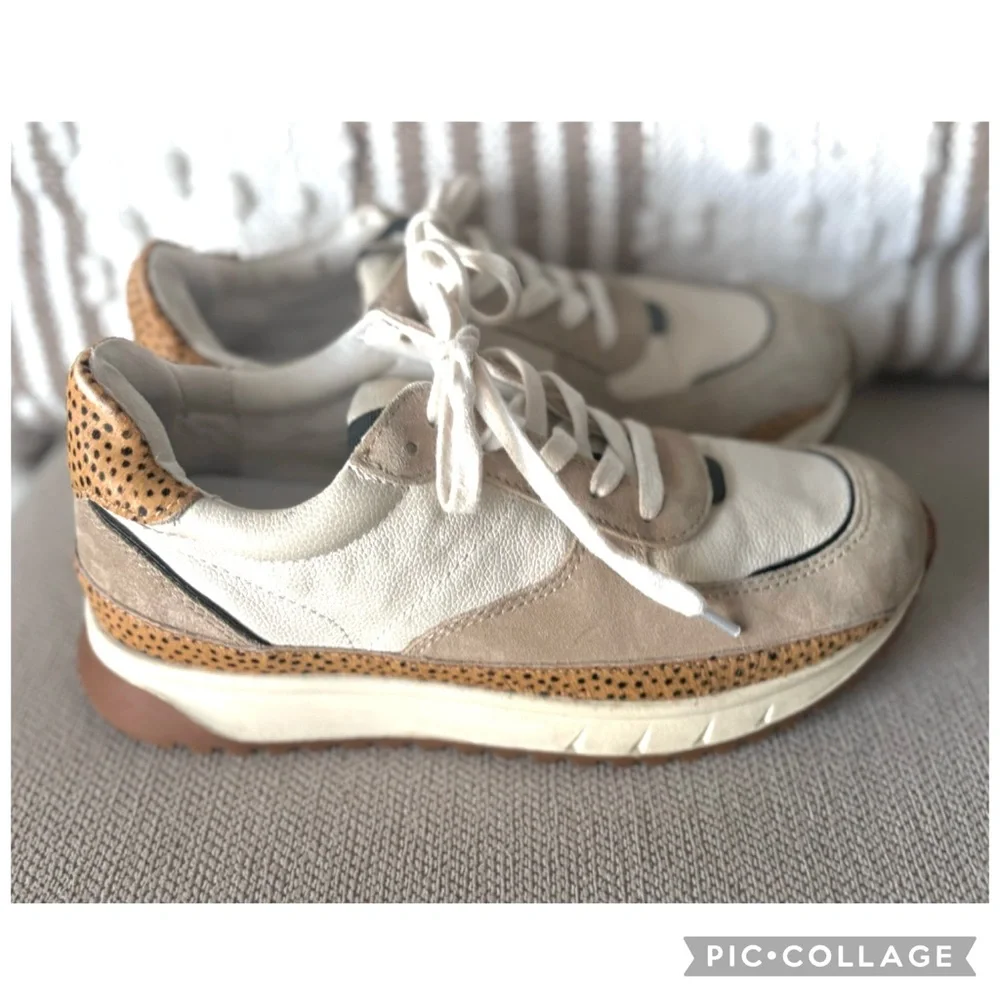 Madewell MWL Kickoff Trainer Sneakers Women’s 8 Quilted Recycled Nylon Leather